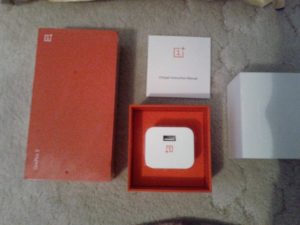 The packaging and charger