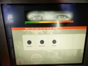 A screen showing a selection of options related to my selected identity