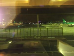 A selection of planes on the air field at Dublin Airport