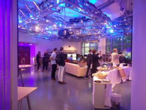 Another view of the Innovation Center showing the buffet lunch