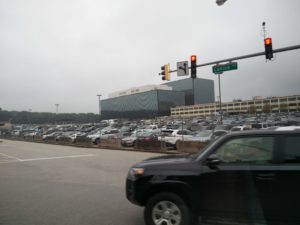 The offices of the National Security Agency offices, and the car park