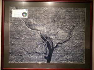 An aerial map showing Washington, taken by Northrop Grumman