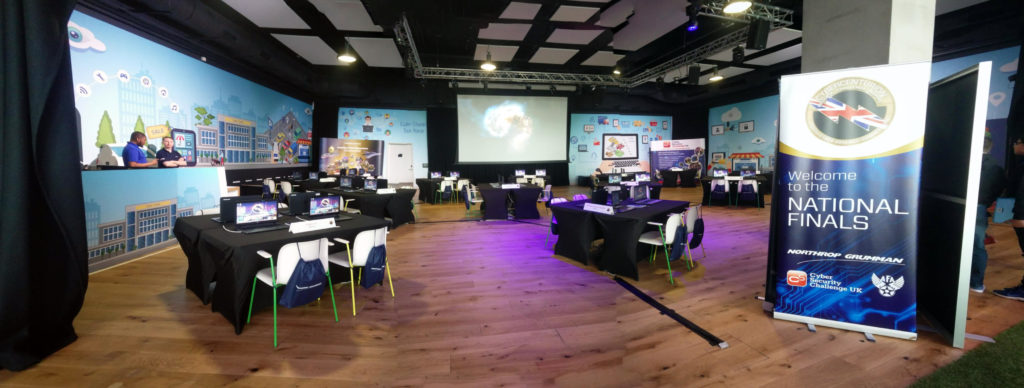 The hall at Plexal where the CyberCenturion competition would take place