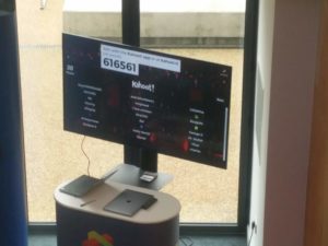 A screen showing the usernames that had been chosen for Kahoot!